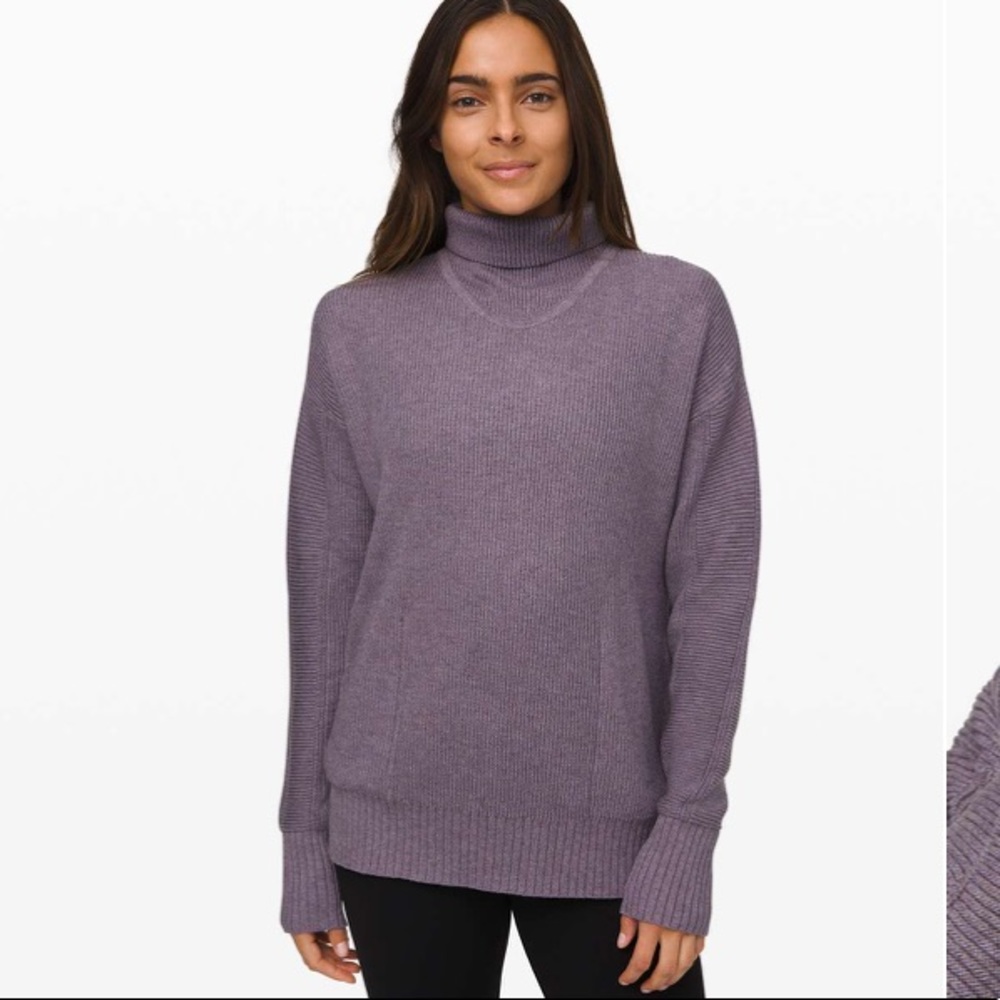 Lululemon heather purple  sweater